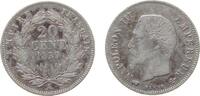 Frankreich 20 Centimes Ag Napoleon III, A (Paris) -