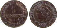 Frankreich 1 Centime Br Ceres, A (Paris) -