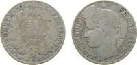 Frankreich 50 Centimes Ag Ceres, A (Paris) -