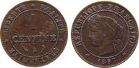 Frankreich 1 Centime Br Ceres, A (Paris) -