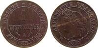 Frankreich 1 Centime Br Ceres, A (Paris) -