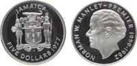 Jamaika 5 Dollar Ag Norman W. Manley -