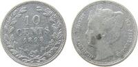 Niederlande 10 Cent Ag Wilhelmina I, Schulman 883 -