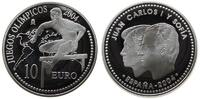 10 Euro 2004 Spanien Ag Olympiade Athen - Hürdenläufer, winziger Fleck pp