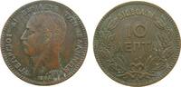 Griechenland 10 Lepta Ku Georg I, Mzz: A -