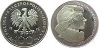 Polen 100 Zlotych Ag Tadeusz Kosciuszko, Parch. 274, etwas fleckig, feine Handlingsmarken -