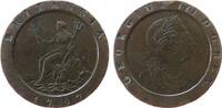 GB Großbritannien ab 1708 2 Pence Ku Georg III, Randstöße, Cartwheel -