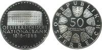 Österreich 50 Schilling Ag Nationalbank, zaponiert -