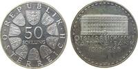 Österreich 50 Schilling Ag Nationalbank, etwas Patina -