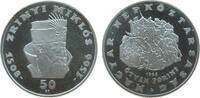 Ungarn 50 Forint Ag Zrinyl, etwas angelaufen -