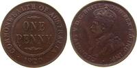 Australien 1 Penny Br Georg V, mit Punkt unten, dot below -