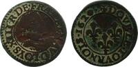 Frankreich 1 Double Tournois Ku Louis XIII, G (Poitiers) -