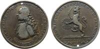 Niederlande Medaille 1747 Bronze Wilhelm IV. Karl Heinrich Friso von Nassau- Oranien Statthalter (1747-1751) - auf seine Ernennung zum Erbstattha...