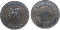 Schweiz Medaille Bronze Genf - auf 50 Jahre Vereinigung mit der Schweiz, stehende Helvetia und Geneva des Nationaldenkmals von Robert Dorer / Meh -