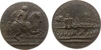 Tschechoslowakei Medaille Bronze Karl Alexander (1712-1780) - auf die britische Hilfe bei der Rückeroberung von Prag, Österreichischer Feldmarschal, Sohn -