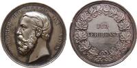 vor 1914 Medaille Silber Friedrich (1852-1907) - für Verdienst, Baden - Durlach, Büste nach links / Schrift im Kranz, unsigniert (v. Chr. Schnitzs -