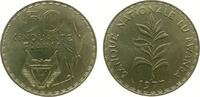 Ruanda 50 Francs 1977 Ms Teestrauch, minimal fleckig unz