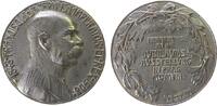 Franz Josef I (1848-1916) Medaille 1908 Eisen versilbert Franz Joseph I. (1848-1916) - auf die Jubiläumsausstellung in Prag, und das 60jährigen R...