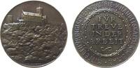 Goetz Medaille Bronze Weimar - Mittelthüringische Industrie und Handelskammer, Für Treue in der Arbeit, Wartburg / Mehrzeiler, v. K. Goetz, ca. -