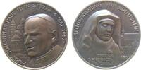 Speyer Medaille Bronze Johannes Paul II (1978-2005) - auf seinen Besuch in Speyer und der Seligsprechung von Edith Stein, Signatur: VS, ca. 40 M -