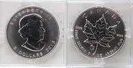 Kanada 5 Dollars Ag Meaple Leave, Privy Mark Fabulous 15, winzige Fleckchen -