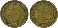 Napoleon Medaille Bronze Napoleon III (1852-1870) - satirische Medaille, Spottmedaille, Napoleon mit Pickelhaube und Halseisen (Sedan) ohne Kette -