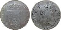 120 Grana 1857 Neapel u. Sizilien Ag Ferdinando II, Piaster, Pag.223, leicht justiert,  Belag, kleine Randstöße, ca. 27,1 Gramm fast ss