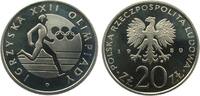 Polen 20 Zlotych KN Olymiade Moskau Läufer -
