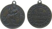 Schweiz tragbare Medaille Bronze Schweiz - auf das 600jährige Bestehen der Eidgenossenschaft, sitzende Helvetia mit Schild und Schwert / Mehrzeiler, ca. -