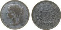 Schweiz Medaille Bronze versilbert Genf - auf die nationale Ausstellung, v. Georges Hantz, ca. 30 MM -