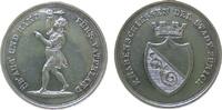 Medaille o.J. Schützen Silber Zürich - auf das Knabenschießen, Knabe nach links mit Apfel / gekröntes Wappen, v. Aberli, ca. 25,5 MM, ca. 5,7 Gra...