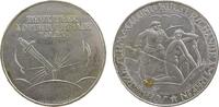 Weimarer Republik Medaille Bronze versilbert Deutscher Not- und Schmachtaler - auf die Verbrechen der Besatzungsmacht, v. Wittig und Lauer, ca. 38,3 MM, fl -