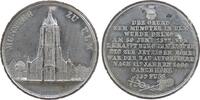 Ulm Medaille Zinn Ulm - auf die 500-Jahrfeuer der Grundsteinlegung des Münsters, Ansicht des Münsters von vorn / Mehrzeiler, v. Neuss, ca. 37 -