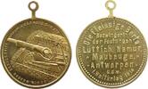 erster Weltkrieg tragbare Medaille Bronze Fließige Berta (Dicke Berta) - Bezwingerin der von Lüttich - Namur - Maubeuge - Antwerpen, etc, das Geschütz nach liks - -