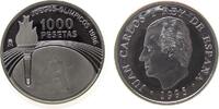 Spanien 1000 Pesetas Ag Olympiade Atlanta, Olympische Flamme -