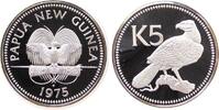 Papua Neu Guinea 5 Kina Ag Adler -
