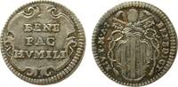 Vatikan 1/2 Grosso Ag Benedict XIV, Berman 2767, Anno I -
