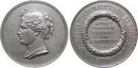 Medaille 1896 Silber Kaiserslautern - auf die 2. Pfälzische Gartenbauaustellung, Kopf eines Mädchens