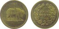 Jetons & Notgeld Spielmarke Messing Spielmarke - Bär nach rechts, ca. 19,4 MM -