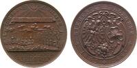 Städte Medaille Bronze Nürnberg - auf das 50-jährige Bestehen der ersten deutschen Eisenbahn von Nürnberg nach Fürth, Eisenbahn in Landschaft / -