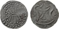 AR-Unit o.J. Burma Ag Funan Königreich (190-550), ca. 8,9 Gramm, Abschabung, 80 Rattis, aufgehende Sonne / Stupa ss