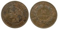 Frankreich 10 Centimes Br Ceres, Mzz: A, kleine Randstöße -