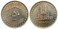 Iran 50 Rials 1992 KN Islamische Republik, SH 1371 unz