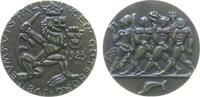 Schweden Medaille Bronzeguß Gustav V. (1907-1950) - auf die Jubiläumsausstellung in Göteborg, Vier griechische Götter gehen nach links: Athena, Ch -