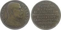 Tschechoslowakei Medaille 1935 Bronze Masaryk Thomas Garrigue (1850-1937... 45,00 EUR  zzgl. 4,20 EUR Versand