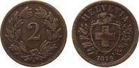 Schweiz 2 Rappen 1870 Br HMZ 1213 ss 45,00 EUR  zzgl. 4,20 EUR Versand