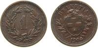 Schweiz 1 Rappen 1904 Br HMZ 1215 ss+ 45,00 EUR  zzgl. 4,20 EUR Versand