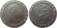 GB Großbritannien ab 1708 2 Pence Ku Georg III, übliche Randstöße, Cartwheel -