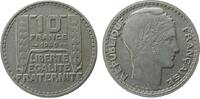 Frankreich 10 Francs KN Provisorische Regierung, kurze Blätter, Gad.810 -