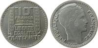 Frankreich 10 Francs KN Provisorische Regierung, kurze Blätter, Gad.810 -